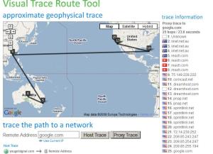 Trace Route Tool